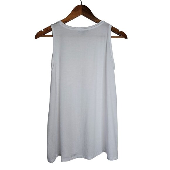 Eileen Fisher Crew Neck Long Shell Sleeveless Women Size XXS Tencel Elastane - Picture 2 of 6